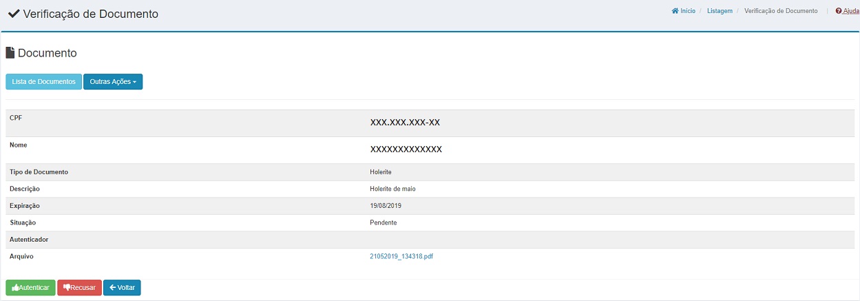 Verificar Documento